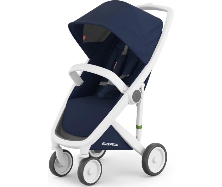 Прогулянкова коляска Greentom Classic Blue-White