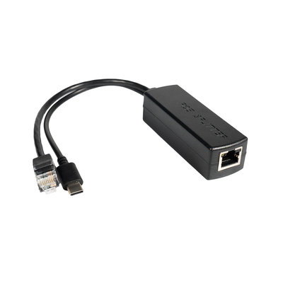 PoE-спліттер NVC PD48/TYPE-C Black