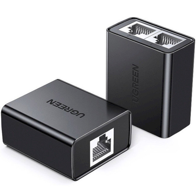 Сплітер Ugreen CM210 RJ-45 1 to 2 Ethernet Converter Black 2-pack (50923) Ugreen - купити в Україні