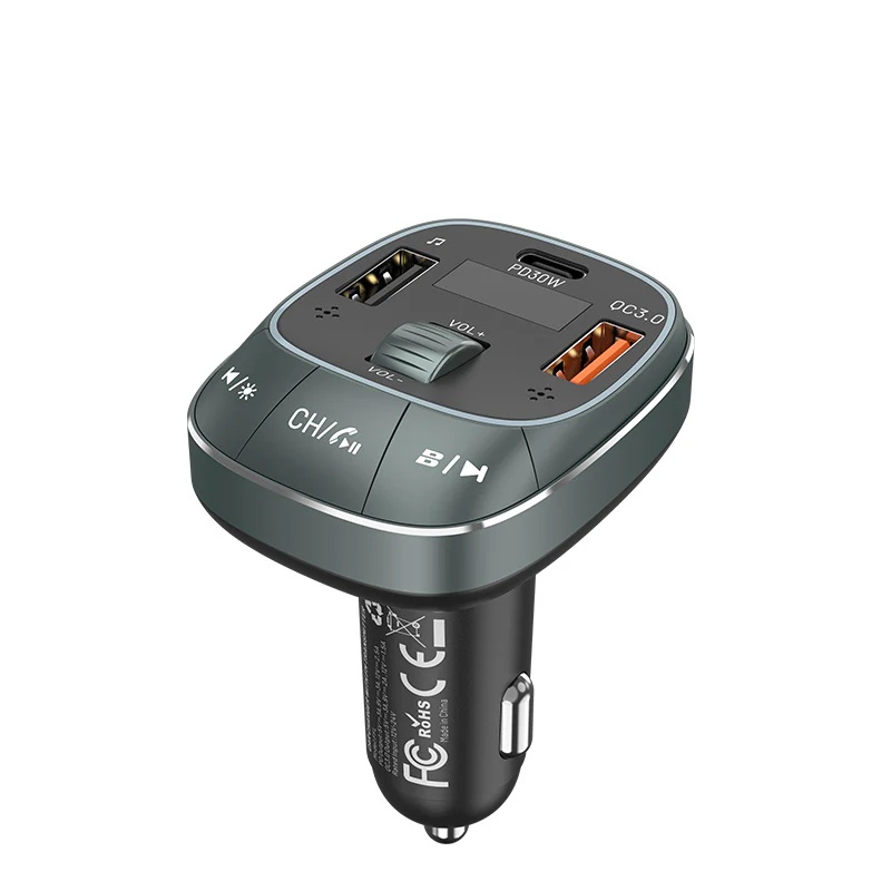 ФМ-модулятор Vention PD 54W 3-Port USB (C + A + A) LED/USB Flash/Bluetooth Vention - купити в Україні