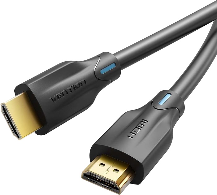 Відео-кабель Vention AANBJ HDMI (тато)  -  HDMI (тато), 5m Black