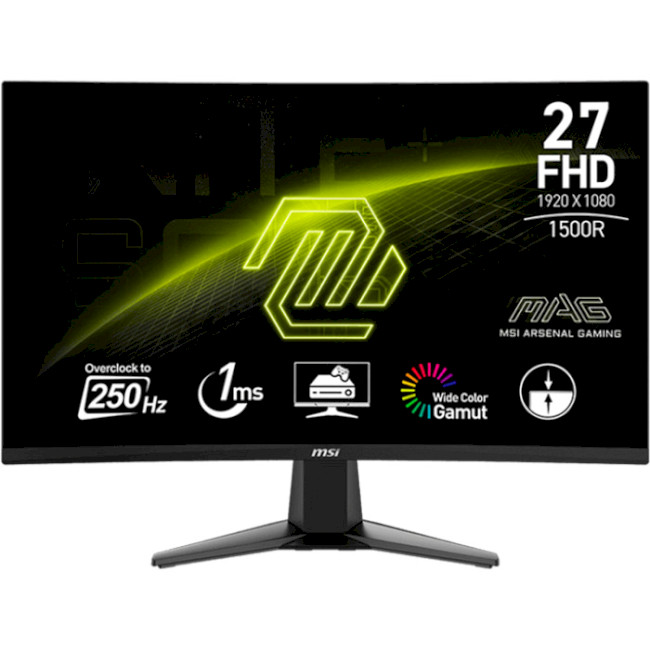 Монітор MSI Optix MAG27C6X Black