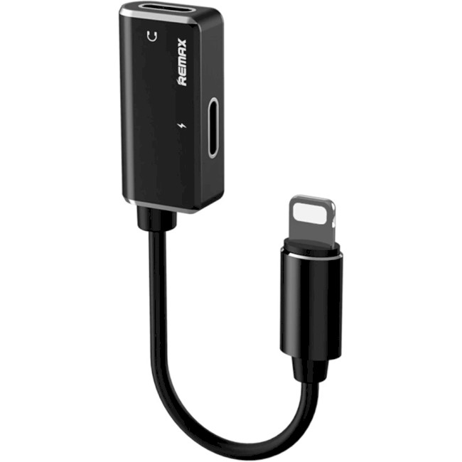Перехідник Remax RL-LA02I Lightning Black (6954851297994) Remax - купити в Україні