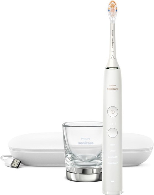Електрична зубна щітка Philips HX9911/19 Sonicare DiamondClean 9000 White Philips - купити в Україні