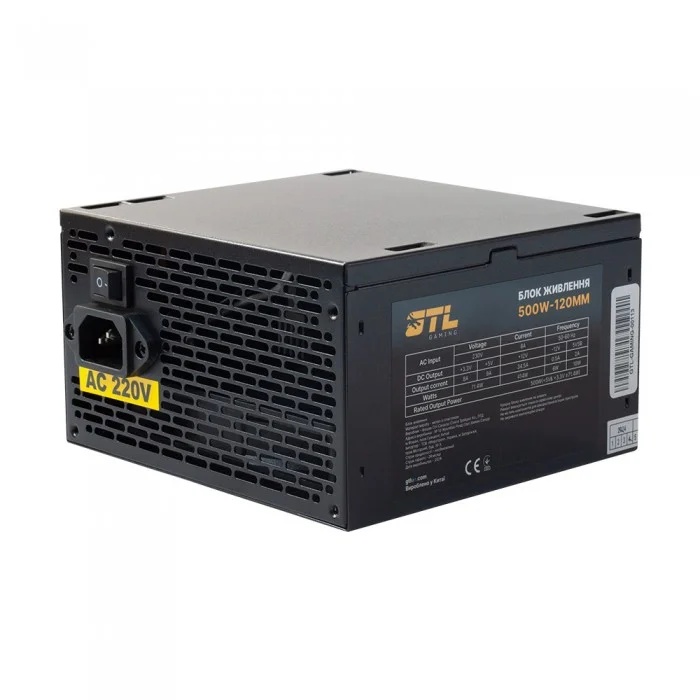 Блок живлення для ПК GTL Gaming Star 500W (GTLGS500BK) GTL - купити в Україні