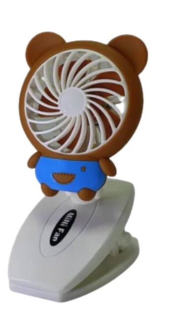 Вентилятор Infinity Mini Rechargeable Hand Clip Fan Bear Blue