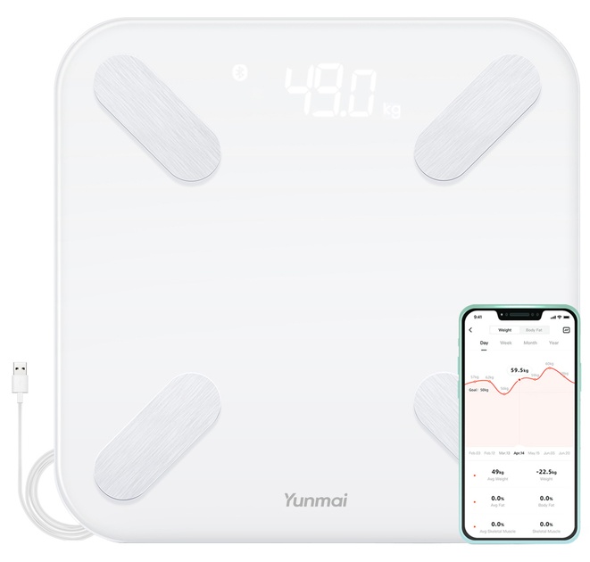Ваги підлогові Yunmai X Smart Scale White (YMBS-M268) Yunmai - купити в Україні