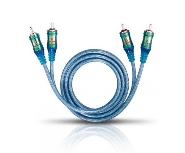 Аудіо-кабель Oehlbach NF RCA (тато)  -  RCA (тато) 0.5 m Ice Blue (92021) Oehlbach - купити в Україні
