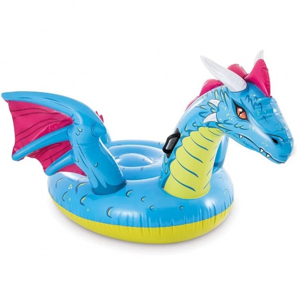 Надувний пліт Intex Дракон (57563) Blue