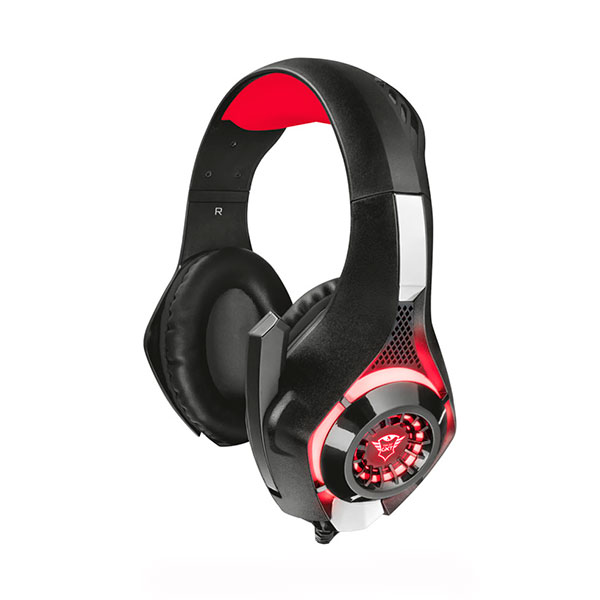 

Навушники накладні провідні з мікрофоном Trust GXT 313 Nero Illuminated Gaming Headset Black/Red, GXT 313 Nero Illuminated Gaming Headset