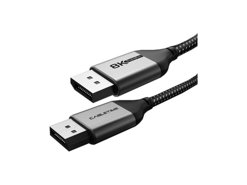 Відео-кабель Cabletime DisPlay Port (тато)  -  DisPlay Port (тато), 1.4V, 2м Black (CA914647) Cabletime - купити в Україні