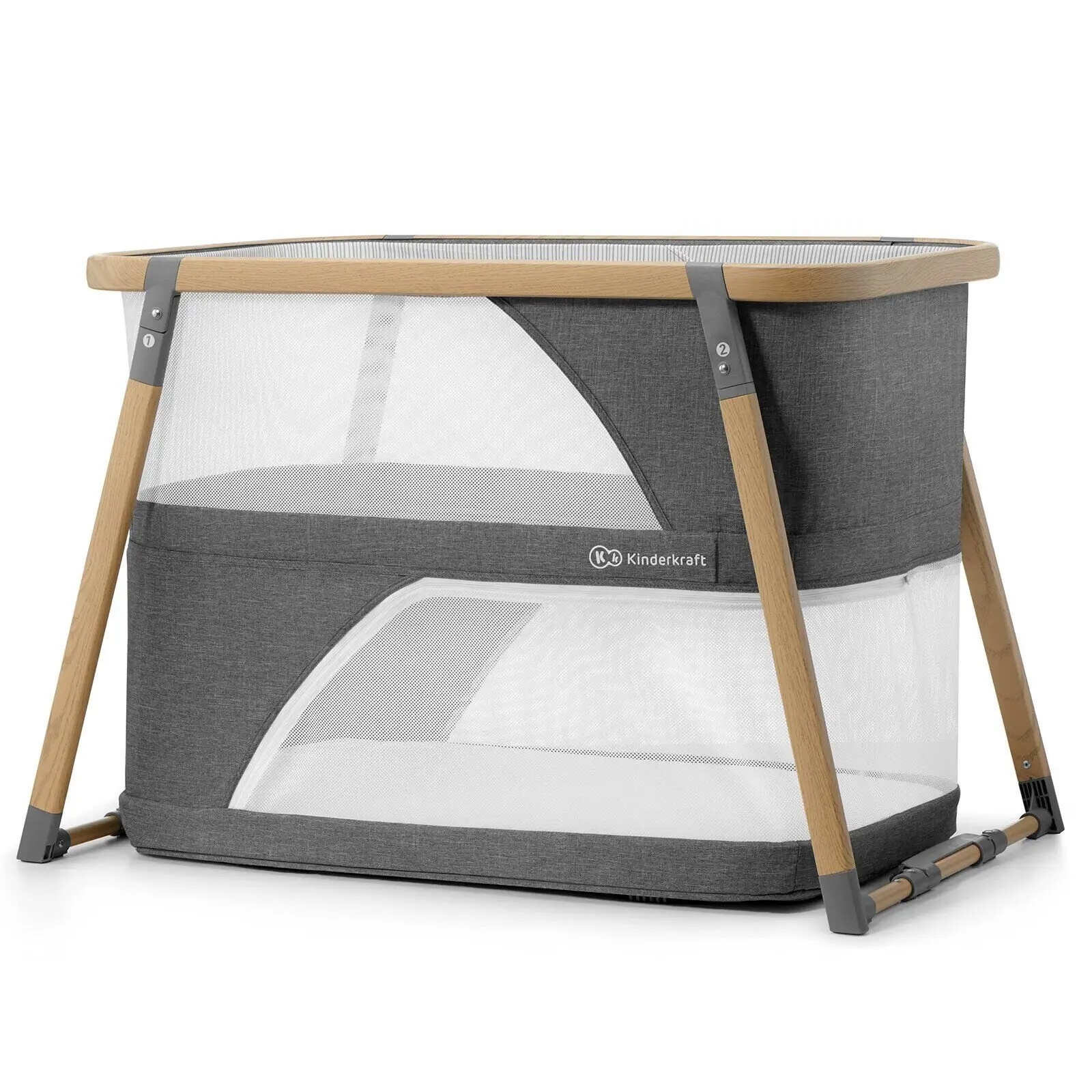 Дитячий манеж KinderKraft Sofi Gray 4 в 1 (KKLSOFIGRY0000)