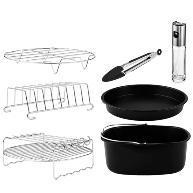 Набір інструментів для грилю Cecotec Cecofry Pack (CCTC-04995) Black Silver Cecotec - купити в Україні