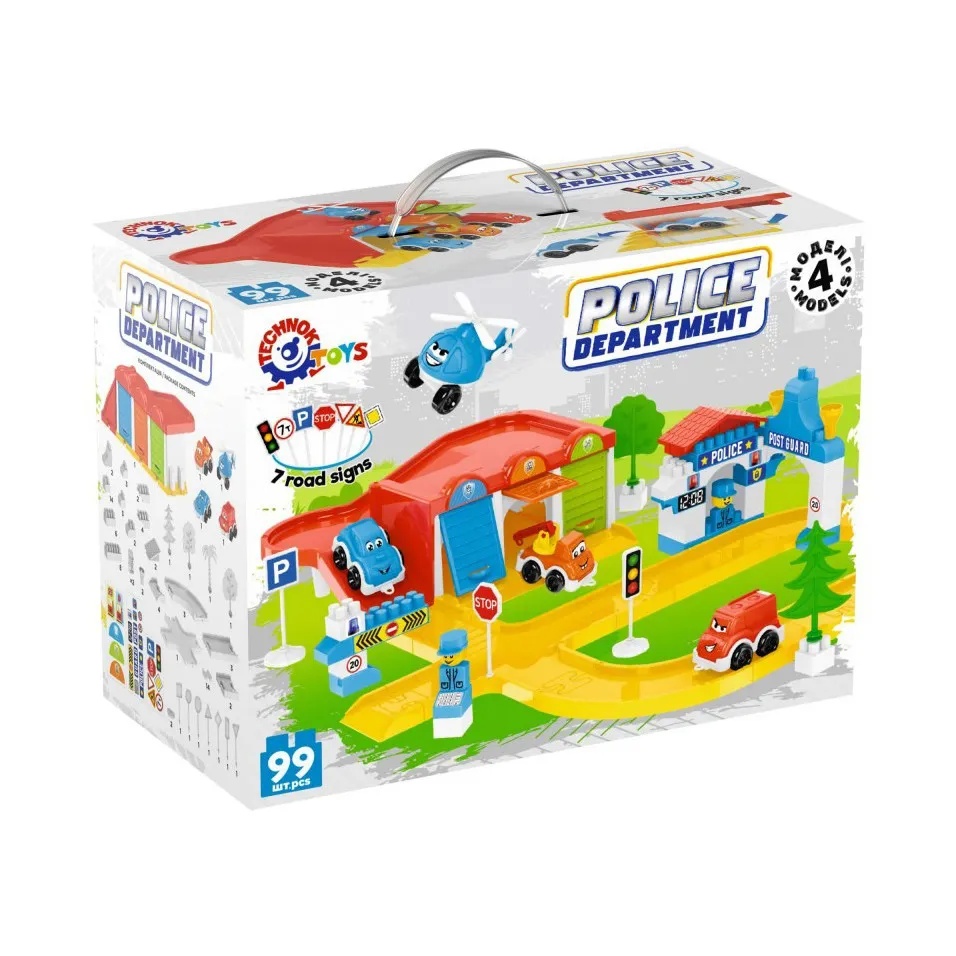 Ігровий набір Технок Поліцейський паркінг (0006TXK)