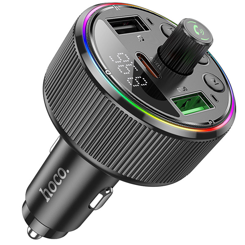ФМ-модулятор Hoco E82 Guerrero PD30W + QC3.0 Black Hoco - купити в Україні
