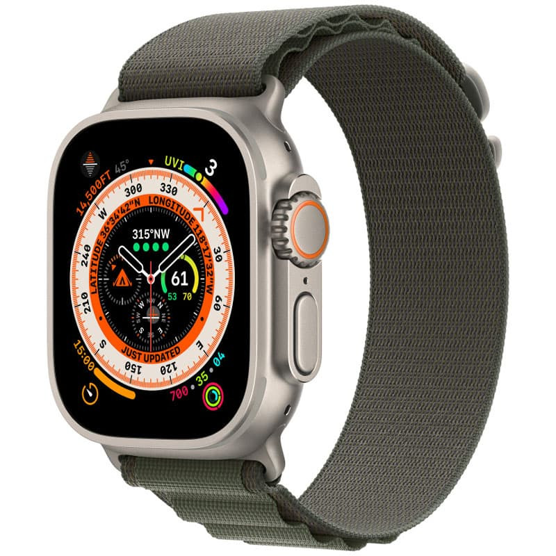 Ремінець для смарт-годинника EpiK Alpine Loop для Apple watch 42mm/44mm/45mm/49mm (m/l) Green