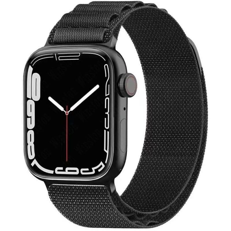 Ремінець для смарт-годинника EpiK Alpine Loop для Apple watch 42mm/44mm/45mm/49mm (m/l) Black