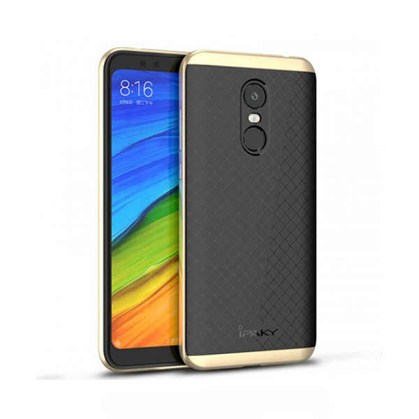 

Накладка для Xiaomi Redmi 5 Plus TPU+PC iPaky Чорний/Золотий, Hybrid Series Xiaomi Redmi 5 Plus