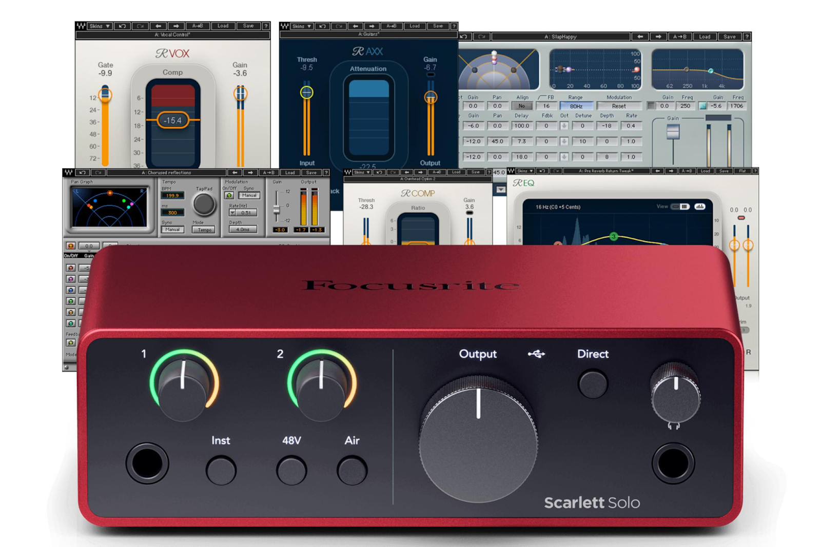 Аудиоинтерфейс Focusrite Scarlett Solo 4th Gen Red (234617) купить