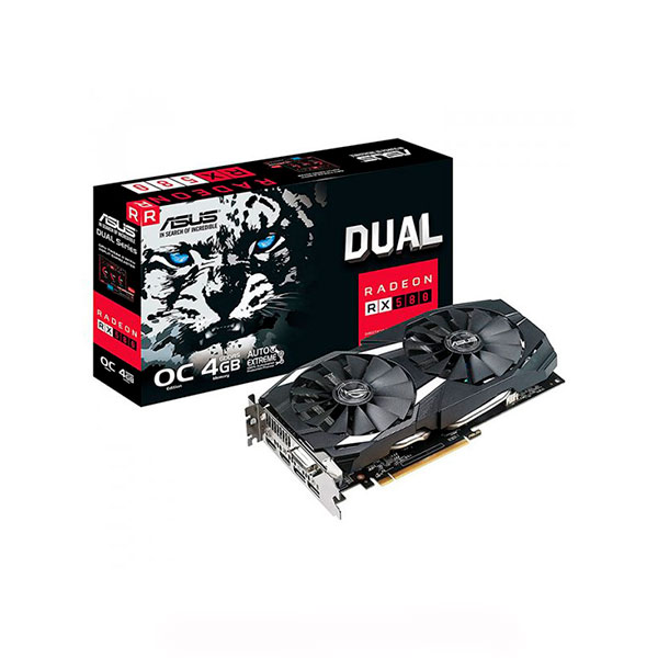 

Відеокарта Asus DUAL-RX580-O8G, DUAL-RX580-O8G