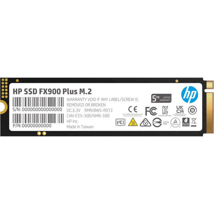 Внутрішній SSD диск HP FX900 Plus 4TB (7F619AA)