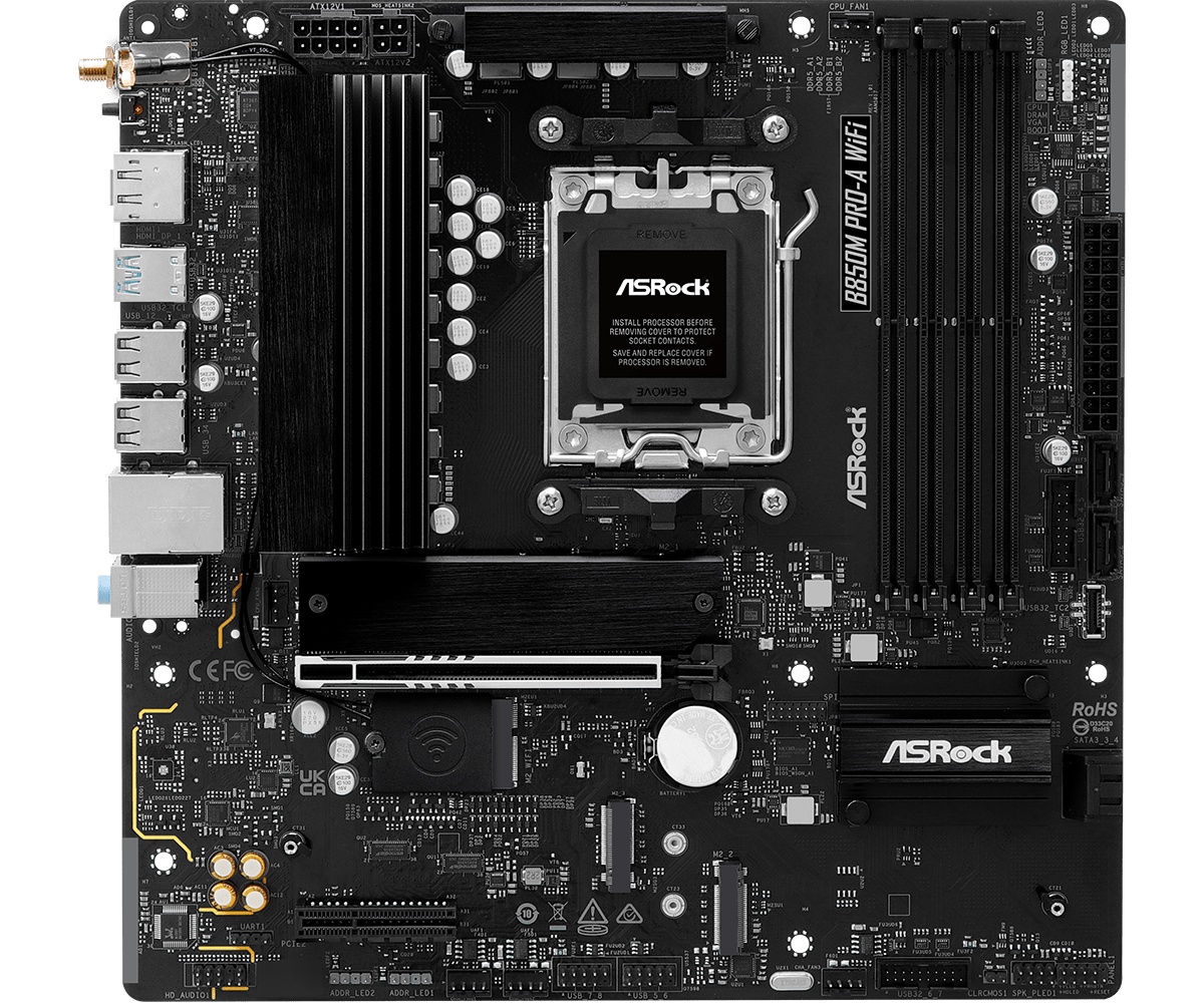 Материнська плата ASRock B850M Pro-A WiFi