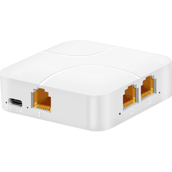 Світч GreenVision GV-05GE White