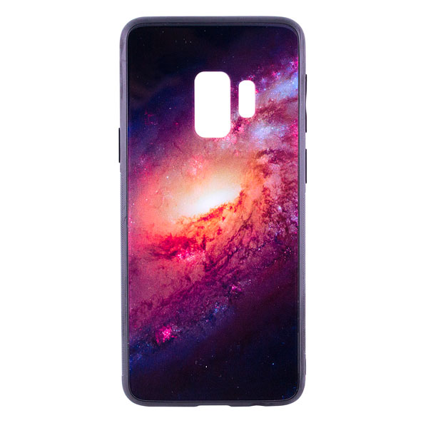 

Накладка для Samsung Galaxy G960 S9 TPU+Glass Космос Рожевий, TPU+Glass for Samsung Galaxy G960 S9