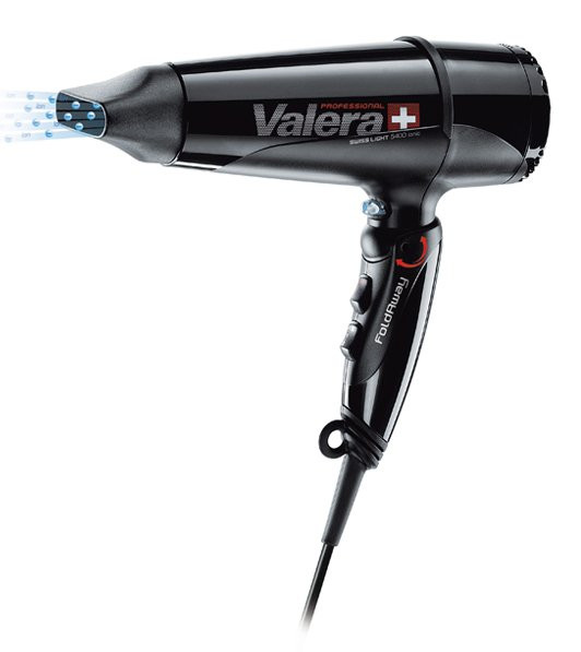 Фен Valera Swiss Light 5400 Fold-Away Ionic Tourmaline Black (SL5400T)