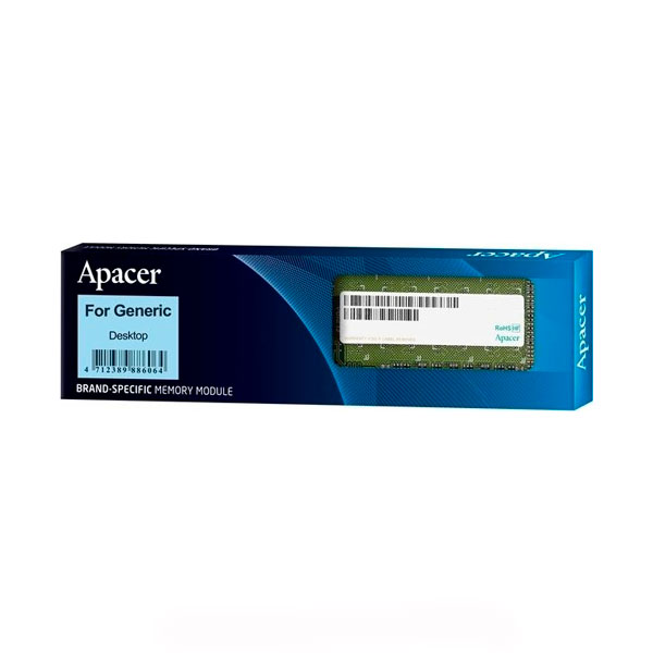 

Оперативна память Apacer 8 GB DDR3 1600 MHz (DL.08G2K.KAM, 8 GB DDR3 1600 MHz (DL.08G2K.KAM)