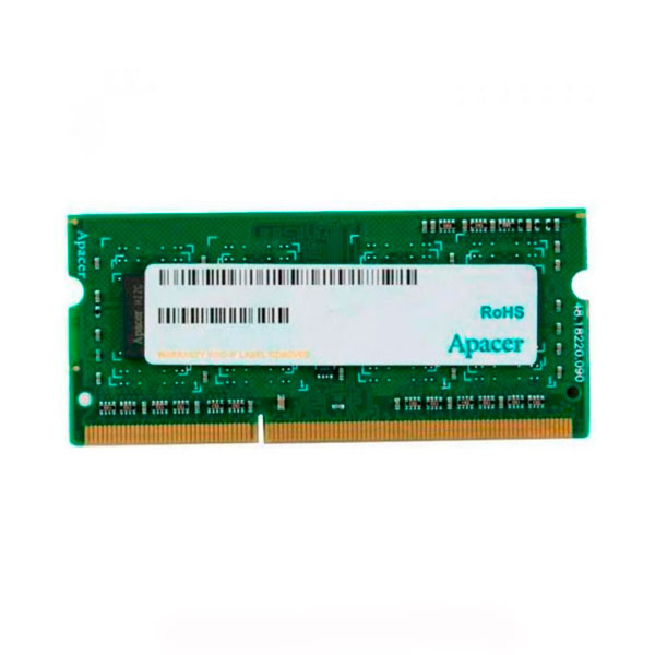 

Оперативна память Apacer 8 GB SO-DIMM DDR3 1600 MHz (DS.08G2K.KAM, 8 GB SO-DIMM DDR3 1600 MHz